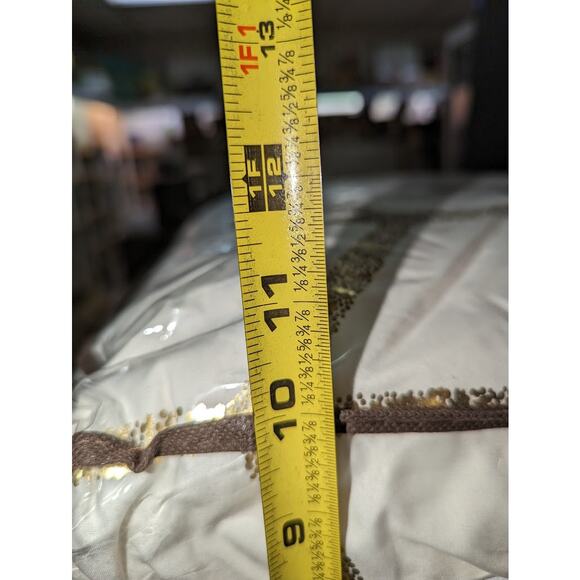 Intelligent Design Love Raina Geo 5-Pc Comforter Set Ivory Gold Full Queen NEW - Picture 2 of 11